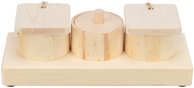 Trixie Snack Cups Voor Ratten En Konijnen Hout - 15 x 45 x 6 cm
