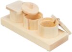 Trixie Snack Cups Voor Ratten En Konijnen Hout - 15 x 45 x 6 cm