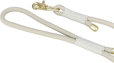 Trixie Soft Rope Hondenriem Grijs / Lichtgrijs - 100 x 1 cm