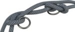 Trixie Soft Rope Hondenriem Verstelbaar Zwart / Grijs - 200 x 1 cm
