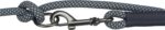 Trixie Soft Rope Hondenriem Verstelbaar Zwart / Grijs - 200 x 1 cm