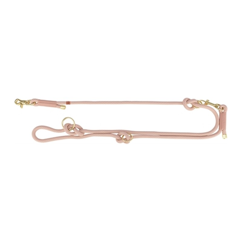 Trixie Soft Rope Hondenriem Verstelbaar Roze / Licht Roze - 200 x 1 cm