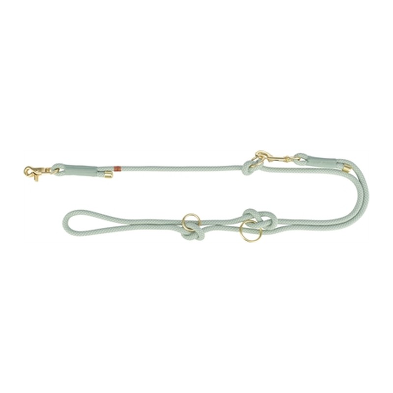 Trixie Soft Rope Hondenriem Verstelbaar Saliegroen / Mint - 200 x 1 cm