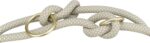 Trixie Soft Rope Hondenriem Verstelbaar Grijs / Lichtgrijs - 200 x 1 cm