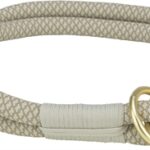 Trixie Halsband Hond Soft Half-Slip Grijs / Lichtgrijs - 45 x 1 cm