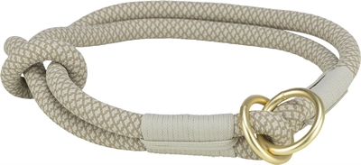 412924.jpg Trixie Halsband Hond Soft Half-Slip Grijs / Lichtgrijs - 50 x 1 cm