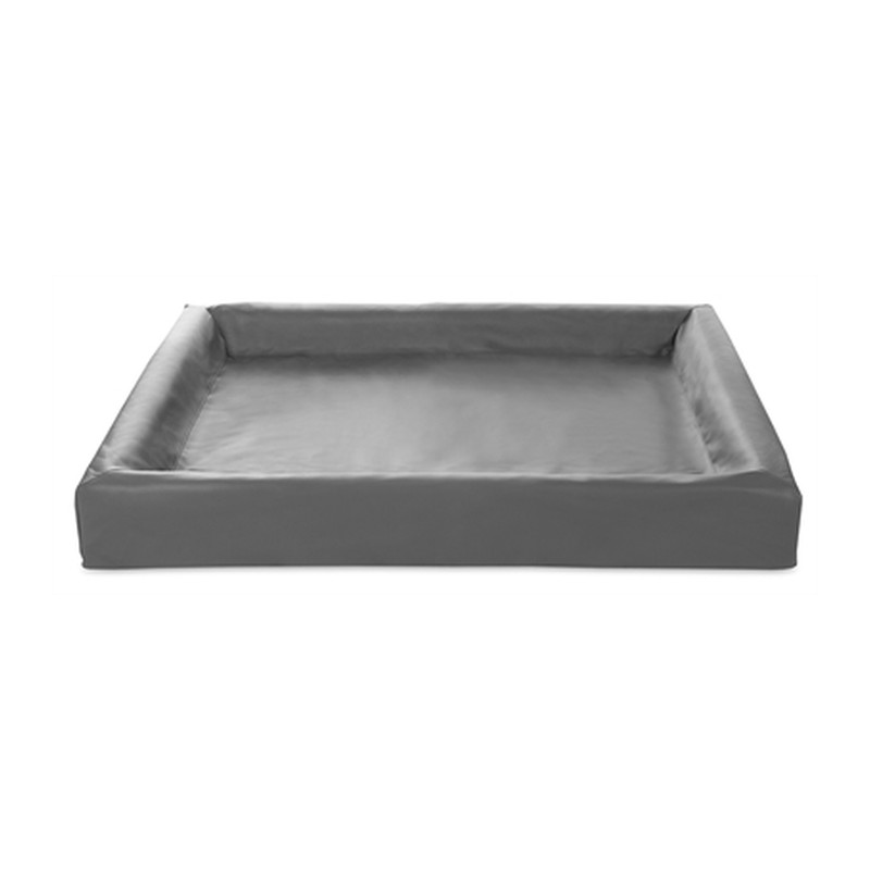 HuisdierXL VDM 41295 image derivative v1 Bia Bed Kunstleer Hoes Hondenmand Grijs - Bia-7 120 x 100 x 15 cm