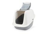 Savic Kattenbak Nestor Giant Wit / Lichtgrijs - 75,5 x 56 x 55,5 cm
