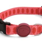 Morso Halsband Gerecycled Lipstick Roze - 30-42 x 1,5 cm