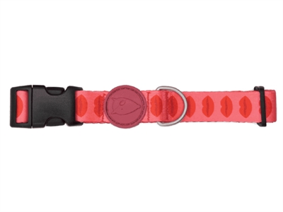 Morso Halsband Gerecycled Lipstick Roze - 37-58 x 2,5 cm