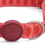 Morso Halsband Gerecycled Lipstick Roze - 37-58 x 2,5 cm