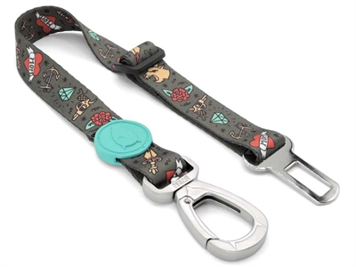 Morso Honden Autogordel Gerecycled Ink Tank Groen - 40-65 x 2,5 cm Tot 80 kg