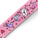 Morso Hondenriem Gerecycled Sweet Tweet Roze - 120 x 1,5 cm Tot 6 kg