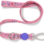 Morso Hondenriem Verstelbaar Gerecycled Sweet Tweet Roze - 75-230 x 1,5 cm 4-20 kg