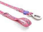Morso Hondenriem Verstelbaar Gerecycled Sweet Tweet Roze - 75-230 x 1,5 cm 4-20 kg