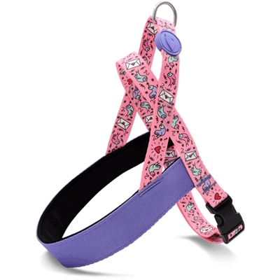 Morso Norwegian Hondentuig Gerecycled Sweet Tweet Roze - 54-70 x 52 cm