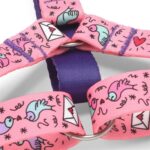 Morso Hondentuig H-Tuig Gerecycled Sweet Tweet Roze - 60-80 x 2,5 cm