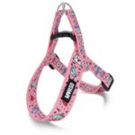 Morso Mini Hondentuig Verstelbaar Gerecycled Sweet Tweet Roze - 32-41 x 2,5 cm