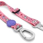Morso Honden Autogordel Gerecycled Sweet Tweet Roze - 40-65 x 2,5 cm Tot 80 kg