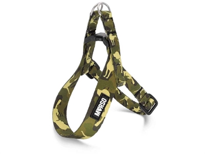 413592.jpg Morso Mini Hondentuig Verstelbaar Gerecycled Full Metal Dog Bruin - 24-32 x 1,5 cm