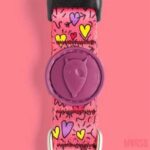 Morso Halsband Hond Gerecycled Pink Think Roze - 30-42 x 1,5 cm