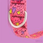 Morso Halsband Hond Gerecycled Pink Think Roze - 37-58 x 2,5 cm