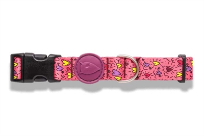 Morso Halsband Hond Gerecycled Pink Think Roze - 43-70 x 2,5 cm