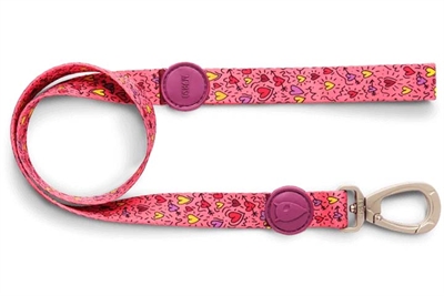 Morso Hondenriem Gerecycled Pink Think Roze - 120 x 1,5 cm 6-20 kg