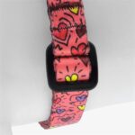 Morso Mini Hondentuig Verstelbaar Gerecycled Pink Think Roze - 24-32 x 1,5 cm