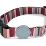 Morso Halsband Hond Gerecycled Skyline Rood / Roze - 30-42 x 1,5 cm