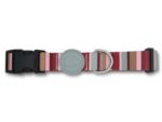 Morso Halsband Hond Gerecycled Skyline Rood / Roze - 30-42 x 1,5 cm