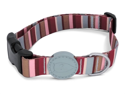Morso Halsband Hond Gerecycled Skyline Rood / Roze - 43-70 x 2,5 cm