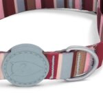 Morso Halsband Hond Gerecycled Skyline Rood / Roze - 43-70 x 2,5 cm