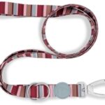 Morso Hondenriem Verstelbaar Gerecycled Skyline Rood / Roze - 75-230 x 1,5 cm 1-4 kg