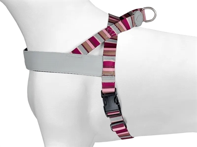 Morso Norwegian Hondentuig Gerecycled Skyline Rood / Roze - 46-60 x 42 cm