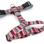 Morso Hondentuig H-Tuig Gerecycled Skyline Rood / Roze - 40-55 x 1,5 cm
