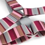Morso Hondentuig H-Tuig Gerecycled Skyline Rood / Roze - 60-80 x 2,5 cm
