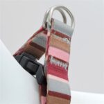 Morso Mini Hondentuig Verstelbaar Gerecycled Skyline Rood / Roze - 24-32 x 1,5 cm