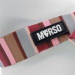 Morso Mini Hondentuig Verstelbaar Gerecycled Skyline Rood / Roze - 32-41 x 2,5 cm
