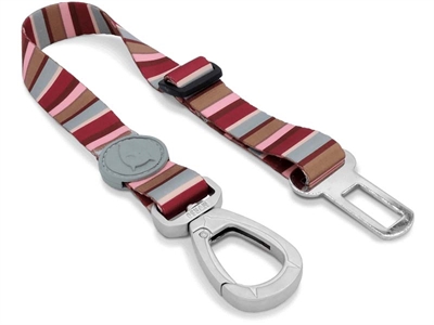 Morso Honden Autogordel Gerecycled Skyline Rood / Roze - 40-65 x 2,5 cm Tot 80 kg