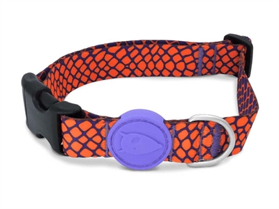 Morso Halsband Hond Gerecycled Urban Lizard Rood - 30-42 x 1,5 cm