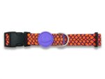 Morso Halsband Hond Gerecycled Urban Lizard Rood - 43-70 x 2,5 cm