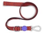 Morso Hondenriem Verstelbaar Gerecycled Urban Lizard Rood - 65-200 x 2,5 cm 20-80 kg
