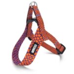 Morso Mini Hondentuig Verstelbaar Gerecycled Urban Lizard Rood - 24-32 x 1,5 cm
