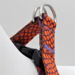 Morso Mini Hondentuig Verstelbaar Gerecycled Urban Lizard Rood - 24-32 x 1,5 cm