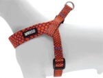 Morso Mini Hondentuig Verstelbaar Gerecycled Urban Lizard Rood - 29-38 x 2,5 cm