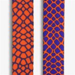 Morso Mini Hondentuig Verstelbaar Gerecycled Urban Lizard Rood - 32-41 x 2,5 cm