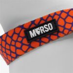 Morso Mini Hondentuig Verstelbaar Gerecycled Urban Lizard Rood - 32-41 x 2,5 cm