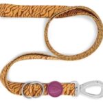 Morso Hondenriem Verstelbaar Gerecycled Jungle Drum Oranje - 75-230 x 1,5 cm 1-4 kg