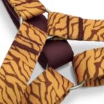 Morso Hondentuig H-Tuig Gerecycled Jungle Drum Oranje - 70-100 x 2,5 cm